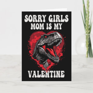 Carte Garçon Drôle Dinosaure T Rex Désolé Filles Ma Mère