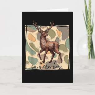Carte Garçon du Sud Local Chasse au Cerf Camo Extérieur