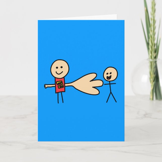 Carte Garçon Offrant Shake Hand Paix Amitié ami (Devant)