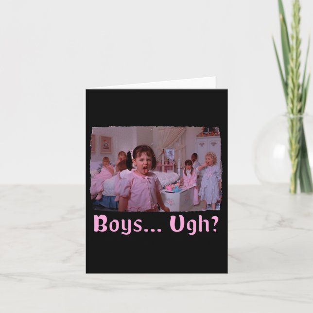 Carte Garçon... Ouah ! - Funny Valentines Day Shirt Pull (Devant)