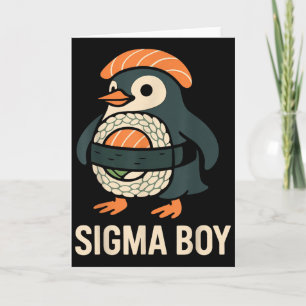 Carte Garçon Sigma Rot de Cerveau Italien Mème Drôle Man