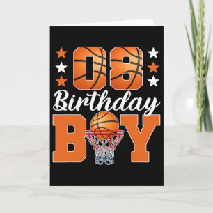 Carte Garçon squelette 8 ans 8ème anniversaire Squelette