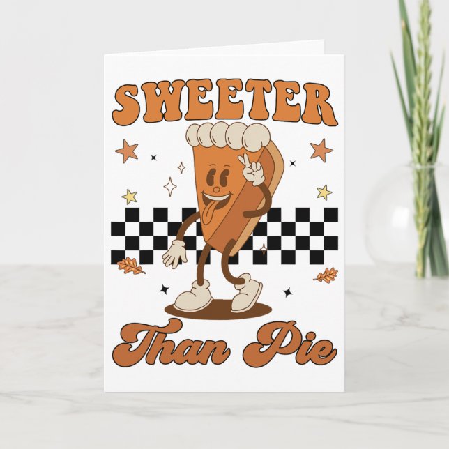 Carte Garçon tout-petit de Thanksgiving plus doux que ta (Devant)