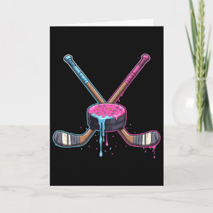 Carte Garçons de hockey à la crème glacée Drip Hommes Fe