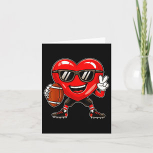 Carte Garçons Valentines Jour Coeur Jouer Football Garço