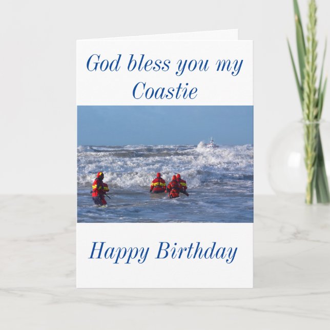 Carte garde côtière (Devant)