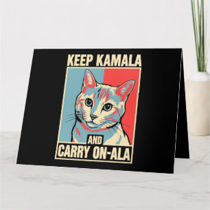 Carte Garder Kamala et continuer-A-La LA Kamala Harris