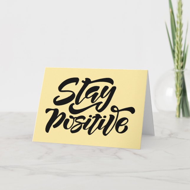 Carte Garder le jaune positif (Devant)