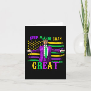 Carte Garder Mardi Gras Grand Amusant Trump Mardi Gras 2