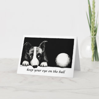 Carte Gardez l'oeil sur la balle