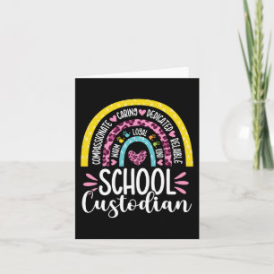 Carte Gardien Battery Life School Janitor Rainbow