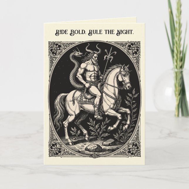 Carte Gardien cornu de Bathin de la Nuit (Devant)