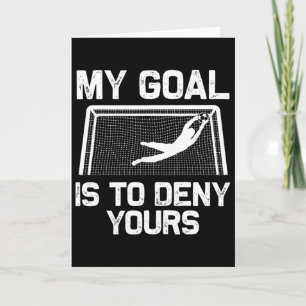 Carte Gardien de but de football Art Pour Hommes Femmes 