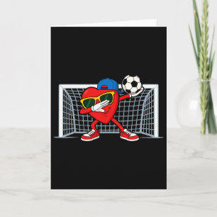 Carte Gardien de but de football coeur amateur de Valent