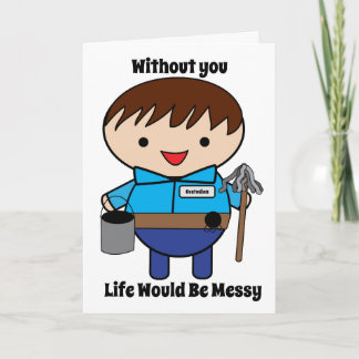 Carte Gardien Janitor Funny Personnaliser
