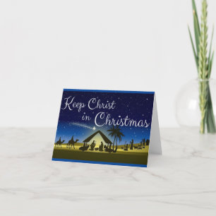 Carte Gardons le Christ dans Noël