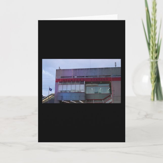 Carte Gare de Stamford depuis I95 (Devant)