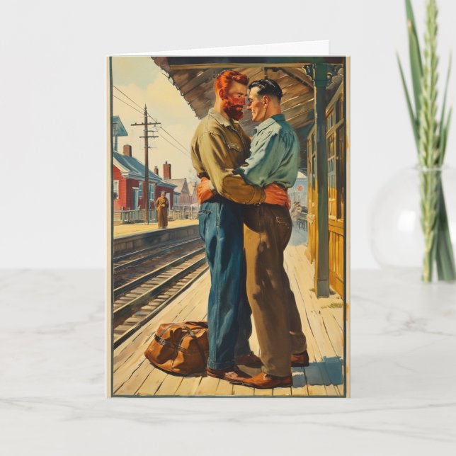 Carte Gare embrassant (Devant)