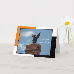 Carte Gargoyle Funny Halloween