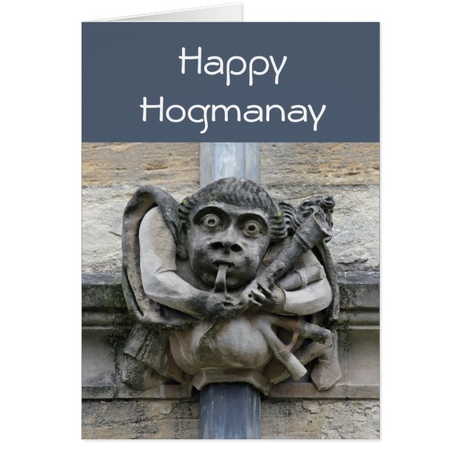 Carte Gargoyle Hogmanay (Devant)