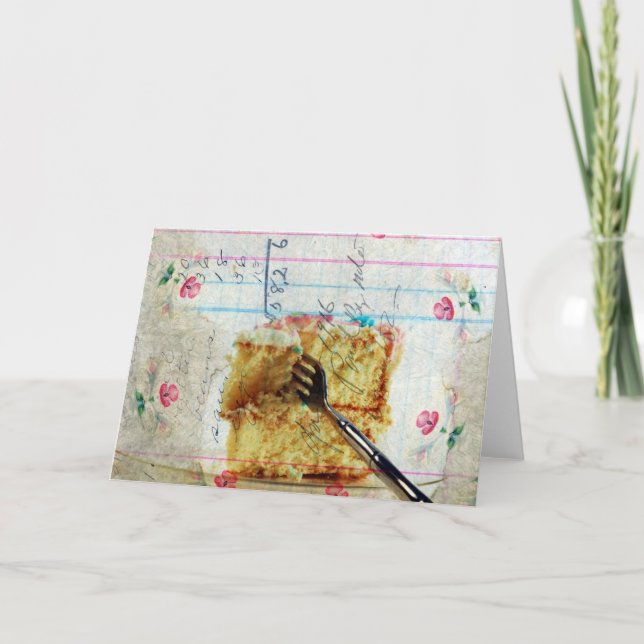 Carte Gâteau (Devant)