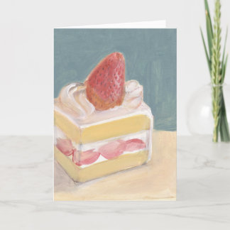 Carte Gâteau aux fraises 2