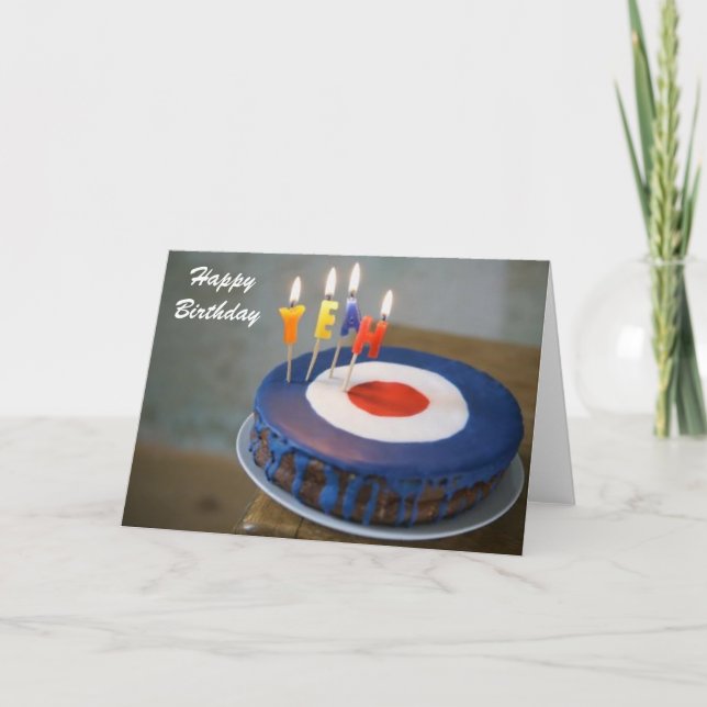 Carte gâteau d'anniversaire (Devant)