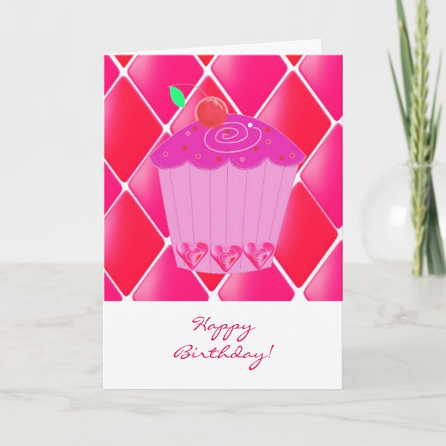 Carte Gâteau d'anniversaire (Devant)