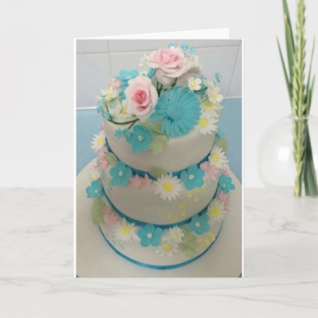 Carte Gâteau d'anniversaire 1 (Devant)