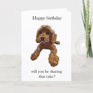 Carte Gâteau d'anniversaire - avec Rebel Rupert