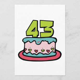 Cartes 43 D Anniversaire Zazzle Fr