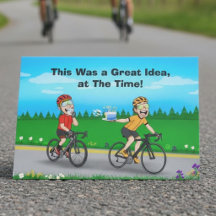 Gâteau d'anniversaire drôle de cyclisme Chaos des