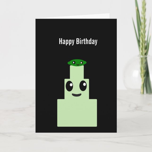 Carte Gâteau d'anniversaire : Gâteau de citron vert (Devant)
