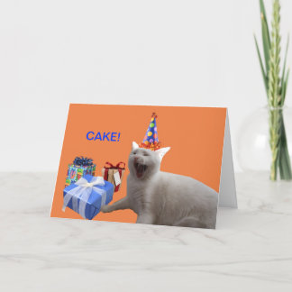 Carte GÂTEAU de joyeux anniversaire