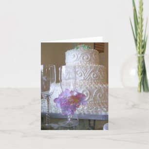 Carte Gâteau mariage