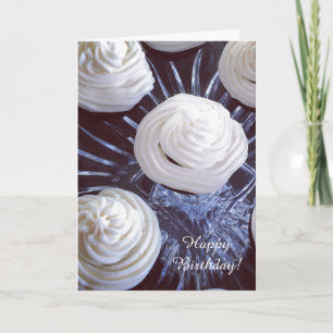Carte Gâteaux Cupcakes de Fête Glacés Fantaisie