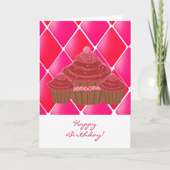 Carte Gâteaux de fête Red Velvet (Devant)