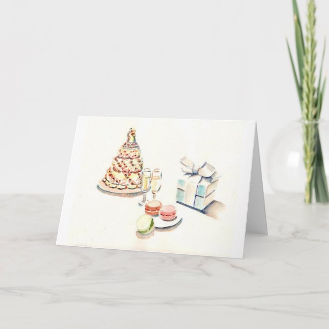 Carte Gâteaux de mariage (Devant)
