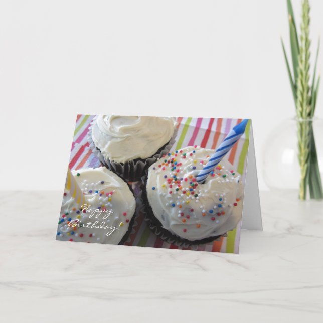 Carte Gâteaux de Naissance Délicieux (Devant)