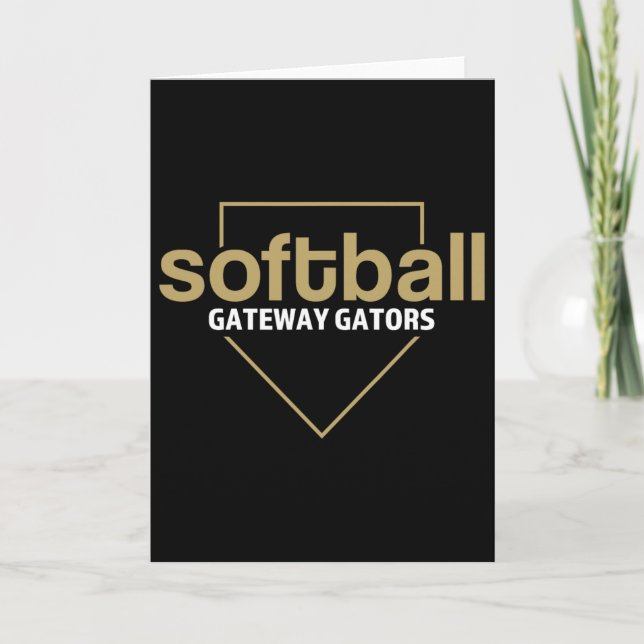 Carte Gateway Gators Softll Plaque d'Accueil  (Devant)
