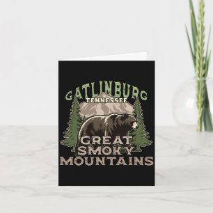 Carte Gatlinburg tennessee grandes montagnes smoky