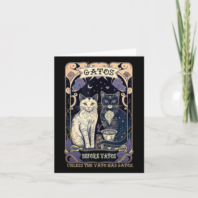 Carte Gatos avant Vatos à moins que le Vato ait Gatos  (Devant)