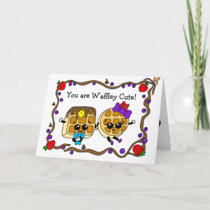 Carte Gaufre Coquine Je T'Aime Pun