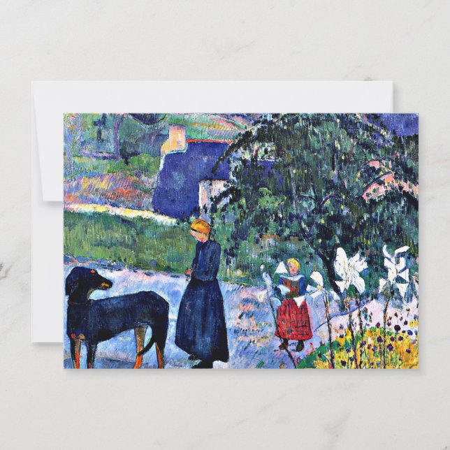 Carte Gauguin - Parmi les Lilies (Devant)