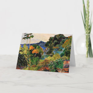 Carte Gauguin - Paysage de la Martinique