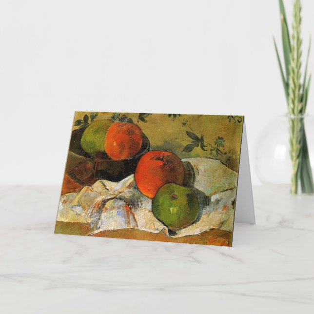Carte Gauguin - Pommes et Bowl (Devant)