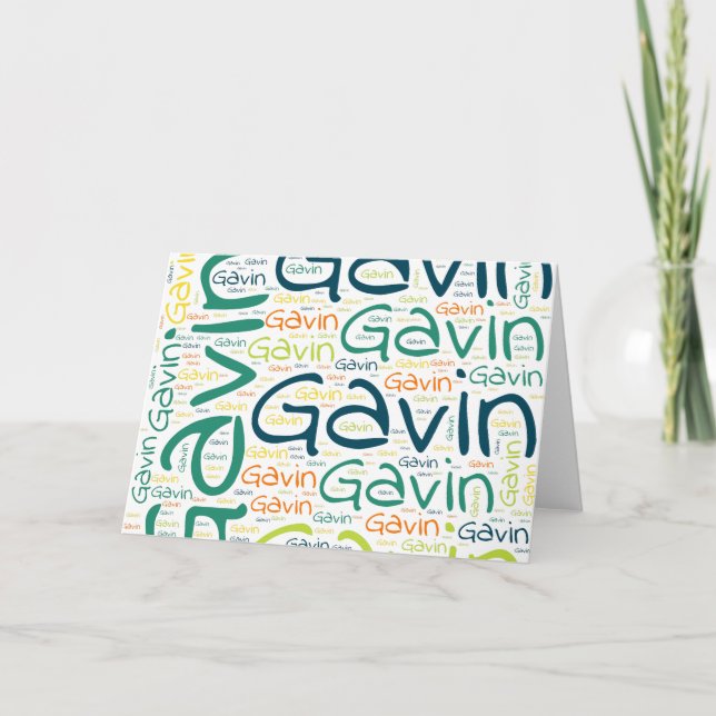 Carte Gavin (Devant)
