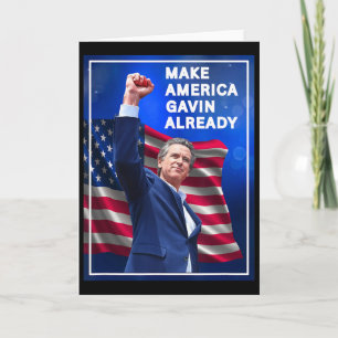 Carte Gavin Newsom Faire de l'Amérique Gavin Déjà Troll