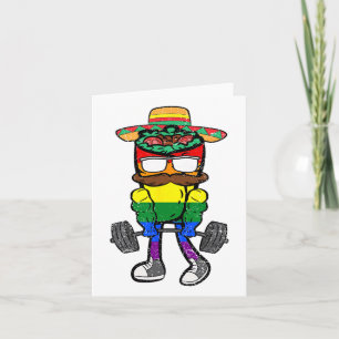 Carte Gay Burrito Workout Cinco De Mayo Lgbt-q Mexican F
