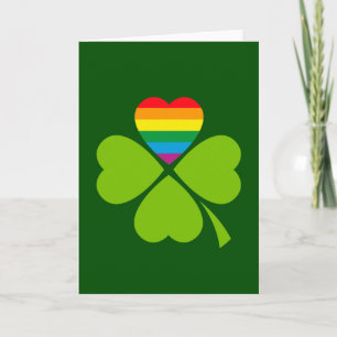 Carte Gay Lucky Clover